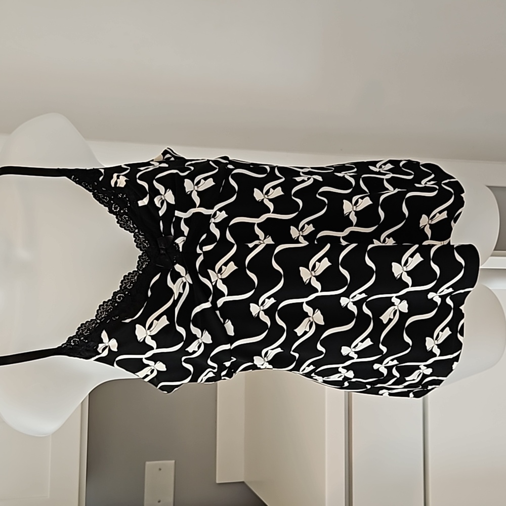 White House Black Market Spaghetti Strap Tank Top Stretch Fabric Sz.M
